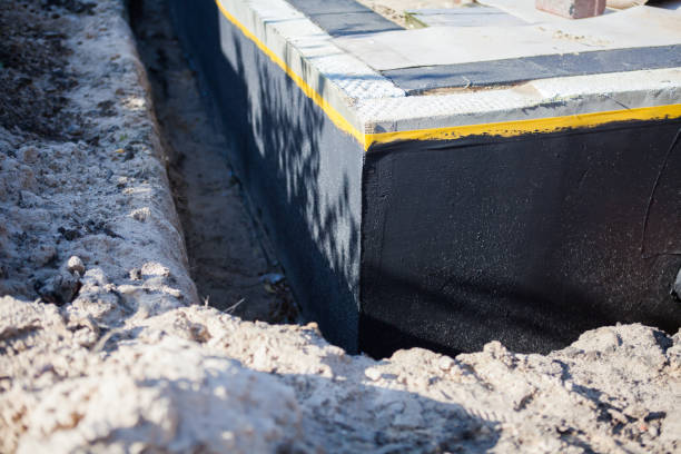 Professional Waterproofing technician working in Waldo, WI